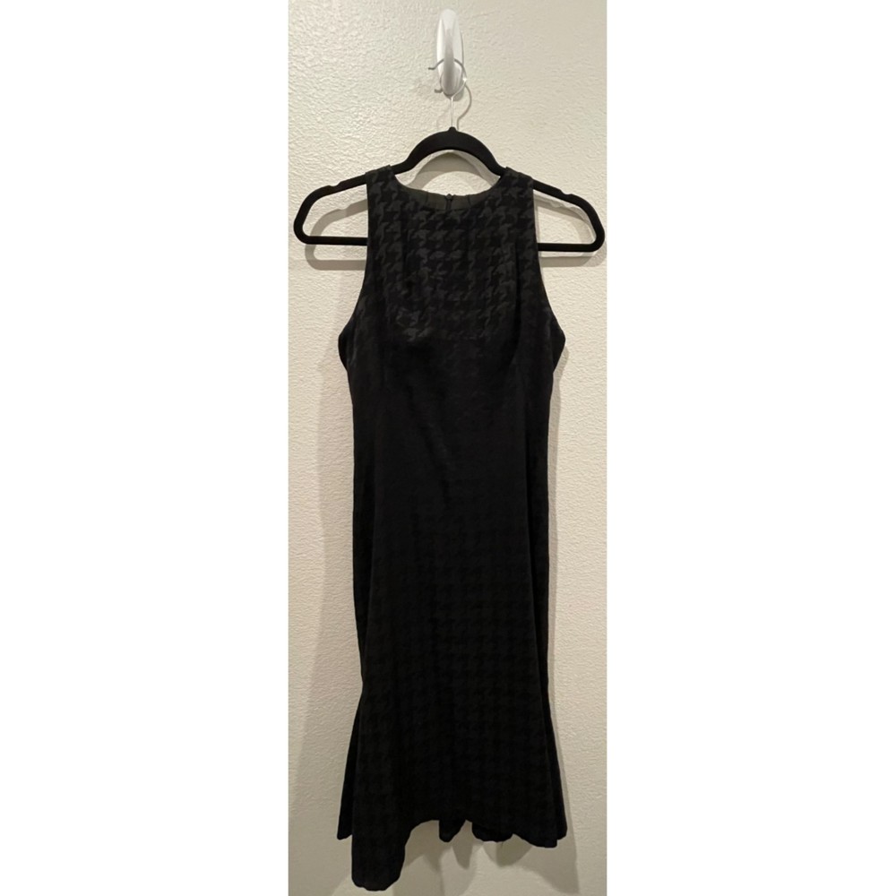 ZARA Black Sleeveless Zipper Back Mini Dress